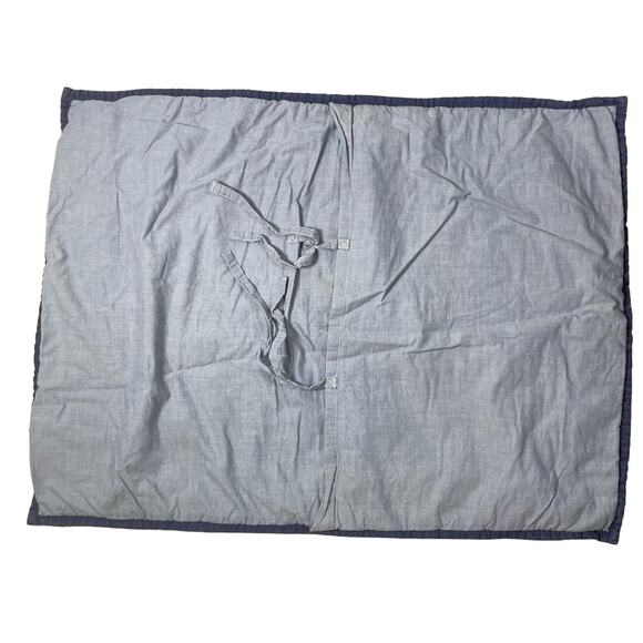 Pottery Barn Kids Quilted Boys Club Red & Tan Pillow Sham - Standard - Back Ties - Picture 8 of 10